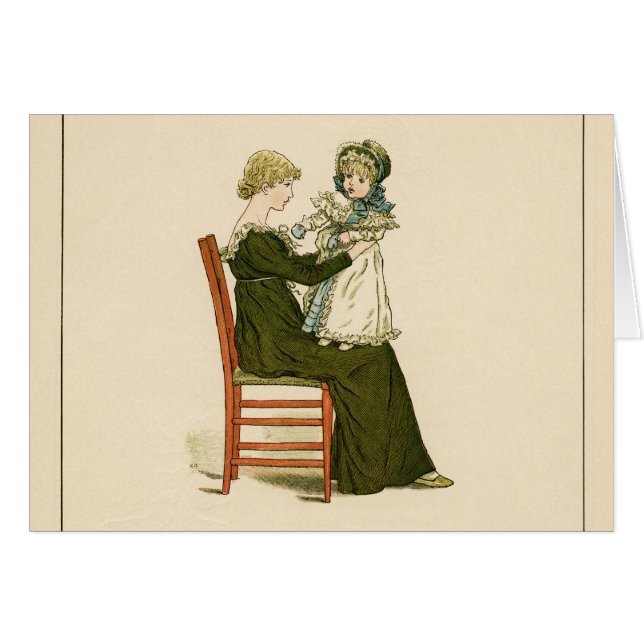 Viktorianisch Baby Greenaway Mother (Vorderseite (Horizontal))