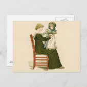 Viktorianisch Baby Greenaway Mother Postkarte (Vorne/Hinten)