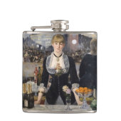 Viktorianisch Barmaid Girl in Folies Bergere, Fran Flachmann (Vorderseite)