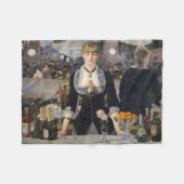 Viktorianisch Barmaid Girl in Folies Bergere, Fran Fleecedecke (Vorderseite (Horizontal))