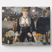 Viktorianisch Barmaid Girl in Folies Bergere, Fran Fotoplatte (Vorderseite)