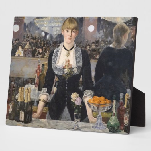 Viktorianisch Barmaid Girl in Folies Bergere, Fran Fotoplatte (Seite)