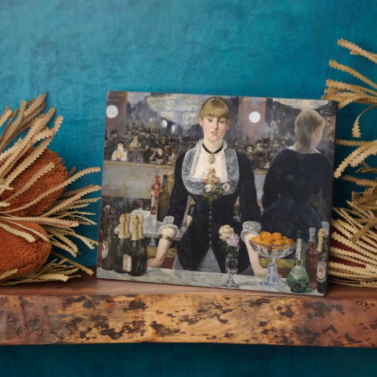 Viktorianisch Barmaid Girl in Folies Bergere, Fran Fotoplatte (Seite)