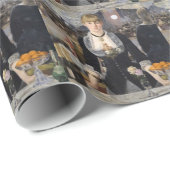 Viktorianisch Barmaid Girl in Folies Bergere, Fran Geschenkpapier (Rolleneckpunkt)