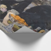 Viktorianisch Barmaid Girl in Folies Bergere, Fran Geschenkpapier (Ecke)