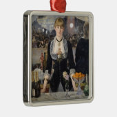 Viktorianisch Barmaid Girl in Folies Bergere, Fran Ornament Aus Metall (Rechts)