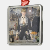 Viktorianisch Barmaid Girl in Folies Bergere, Fran Ornament Aus Metall (Links)
