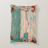 Viktorianisch Beach Liebe Dressy Ocean Wedple Dekokissen (Rückseite(Vertikal))