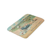 Viktorianisch Beach Swim Girl Ocean Sommerurlaub Badematte (Schrägansicht)
