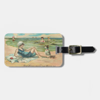 Viktorianisch Beach Swim Girl Ocean Sommerurlaub