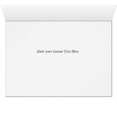 Viktorianisch Blue Bible Verse Weihnachtskarte (Innenansicht Horizontal (Unten))