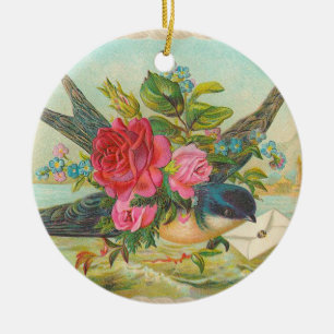 Viktorianisch Blue Bird Weihnachtsschmuck