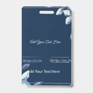 Viktorianisch Blue Floral Dusty Blue Wedding Ausweis