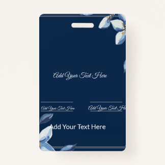 Viktorianisch Blue Floral Dusty Blue Wedding Ausweis