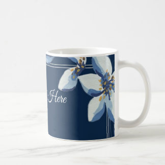 Viktorianisch Blue Floral Dusty Blue Wedding Kaffeetasse