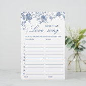 Viktorianisch Blue French Garden Brautparty Game (Stehend Vorderseite)