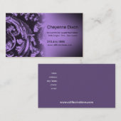 Viktorianisch blühen Sie kundenspezifische Visitenkarte (Vorne/Hinten)