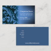 Viktorianisch blühen Sie kundenspezifische Visitenkarte (Vorne/Hinten)