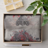 Viktorianisch Boudoir | Alte Verzierte Vase und Ro Seidenpapier (Geschenk)