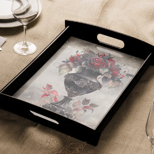 Viktorianisch Boudoir   Alte Verzierte Vase und Ro Seidenpapier