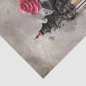 Viktorianisch Boudoir | Alte Zauberbücher mit Latt Seidenpapier (Ausschnitt)