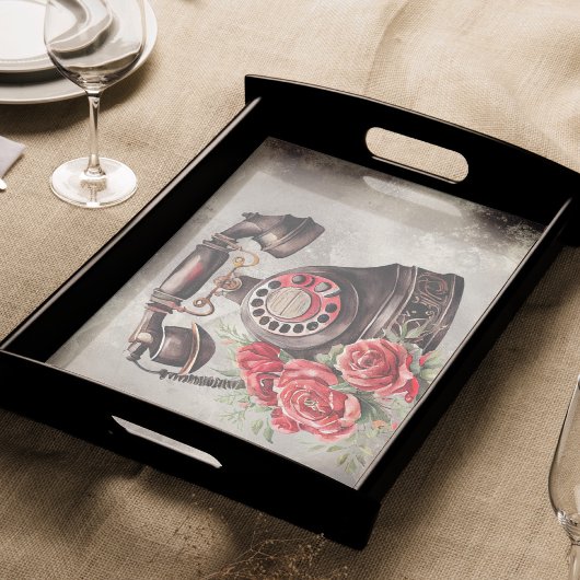 Viktorianisch Boudoir | Antikes Gold Rose Telefon Seidenpapier