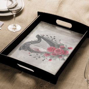 Viktorianisch Boudoir Antique Music Celtic Lap H Seidenpapier