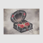 Viktorianisch Boudoir | Antiquitätenschmuck Keepak Seidenpapier (Vorderseite)