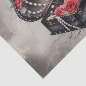 Viktorianisch Boudoir | Antiquitätenschmuck Keepak Seidenpapier (Ausschnitt)