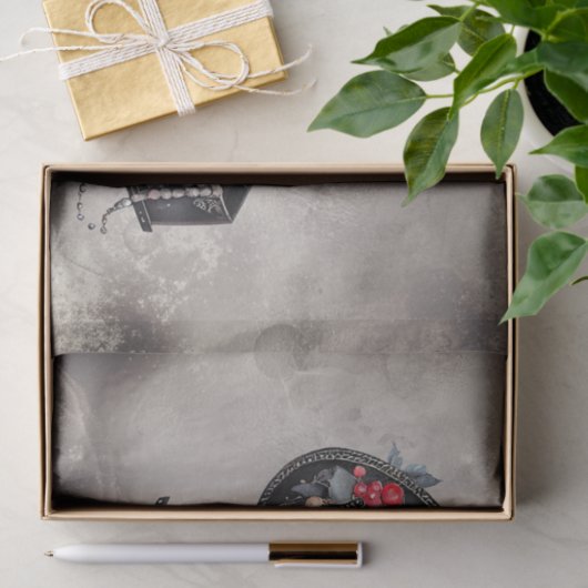 Viktorianisch Boudoir | Antiquitätenschmuck Keepak Seidenpapier (Geschenk)