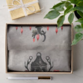 Viktorianisch Boudoir | Old Crystal Chandlier Ligh Seidenpapier (Geschenk)