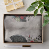 Viktorianisch Boudoir | Pedal Harp Music Instrumen Seidenpapier (Geschenk)