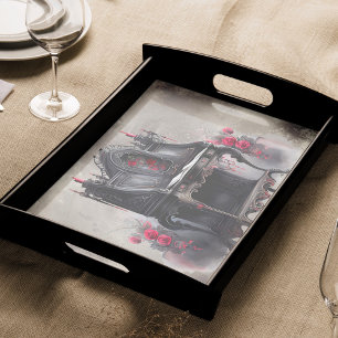 Viktorianisch Boudoir   Schreibtisch aus antikem H Seidenpapier