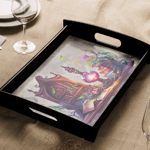 Viktorianisch Boudoir   Schreibtisch und Buchkoffe Seidenpapier