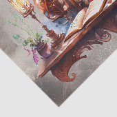 Viktorianisch Boudoir | Schreibtische Federhalter Seidenpapier (Ausschnitt)