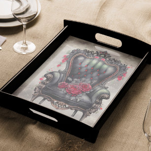 Viktorianisch Boudoir   Sessel für antike Rose Seidenpapier