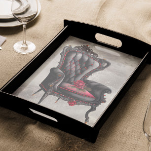 Viktorianisch Boudoir   Stilstuhl für antike Garde Seidenpapier