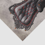 Viktorianisch Boudoir | Stilstuhl für antike Garde Seidenpapier (Ausschnitt)