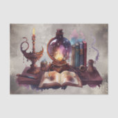 Viktorianisch Boudoir | Zauberhexen-Schreibtisch Seidenpapier (Vorderseite)