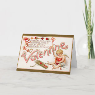 Viktorianisch Broken Heart Valentine Feiertagskarte