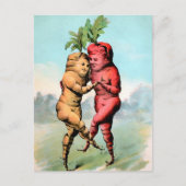 Viktorianisch Carrot Dance Postcard  Postkarte (Vorderseite)