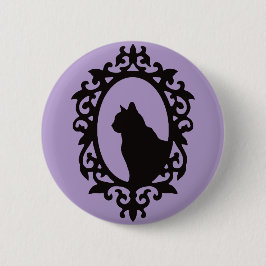 Viktorianisch Cat Gothic Button