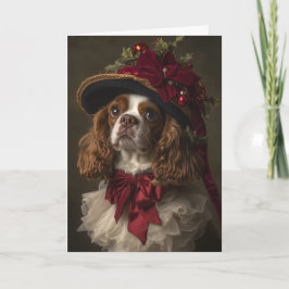 Viktorianisch Cavalier Spaniel Weihnachten