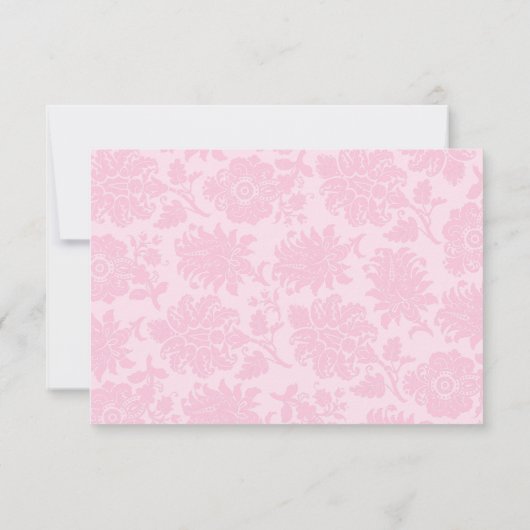 Viktorianisch Chandelier UAWG RSVP Karte (Rückseite)