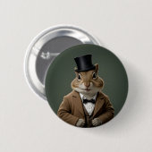 Viktorianisch Chipmunk Button (Vorne & Hinten)