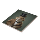 Viktorianisch Chipmunk Fliese (Seite)