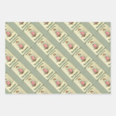 Viktorianisch Chocolate Kiss Girl Sugar Geschenkpapier Set (Vorderseite 3)