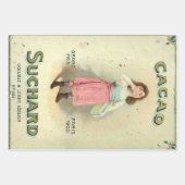 Viktorianisch Chocolate Kiss Girl Sugar Geschenkpapier Set (Vorderseite)