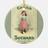 Viktorianisch Chocolate Kiss Girl Sugar Keramik Ornament (Vorne)