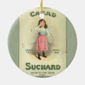 Viktorianisch Chocolate Kiss Girl Sugar Keramik Ornament (Hinten)